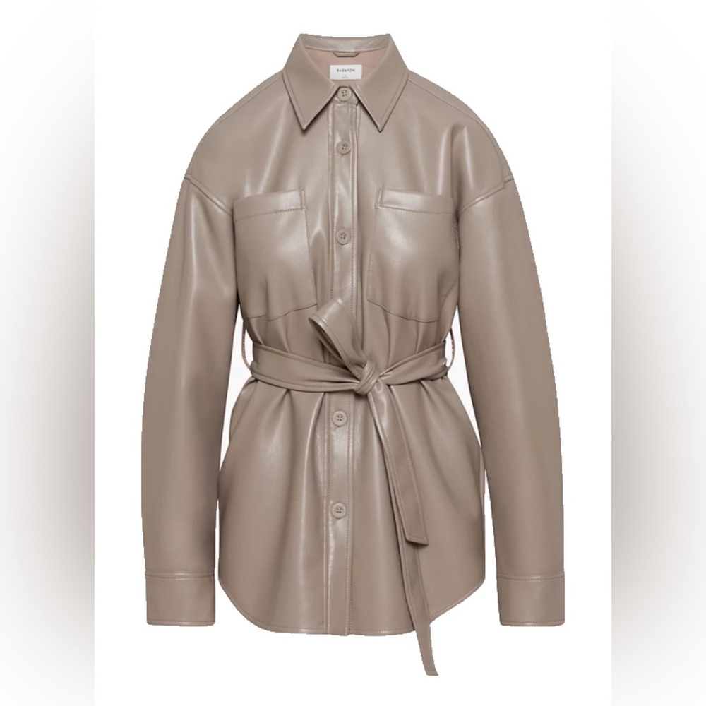 Babaton Ava Shirt Jacket #100776 in Turner Taupe